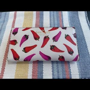 Kate Spade Chili pepper wallet